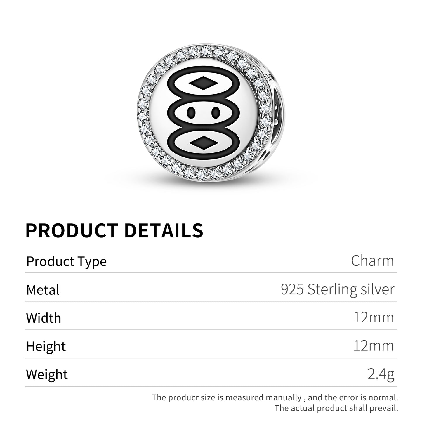 Nokore Adinkra Symbols Charm