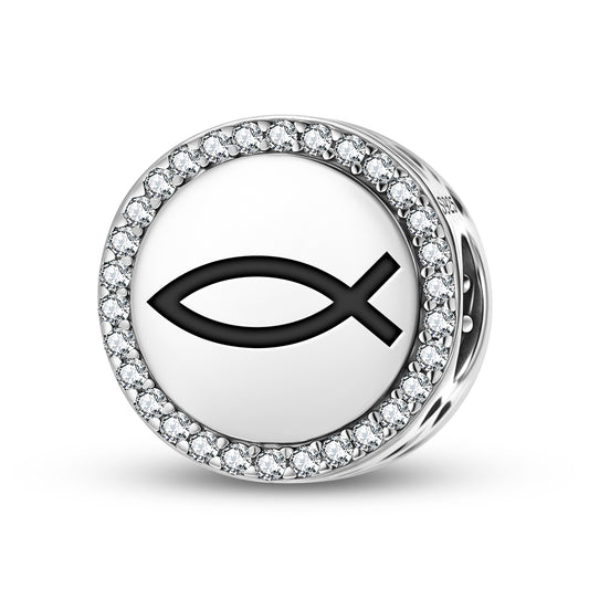 Ichthys Christianity Symbols Charm