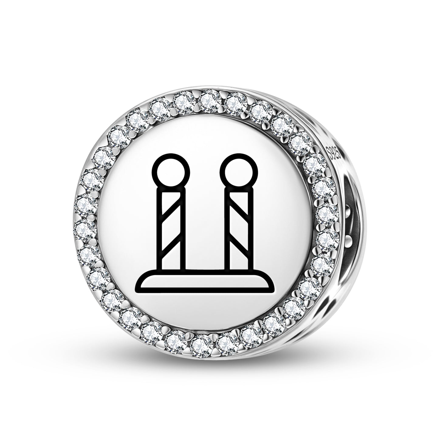 Two Pillars Freemasonry Symbols Charm