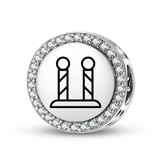 Two Pillars Freemasonry Symbols Charm