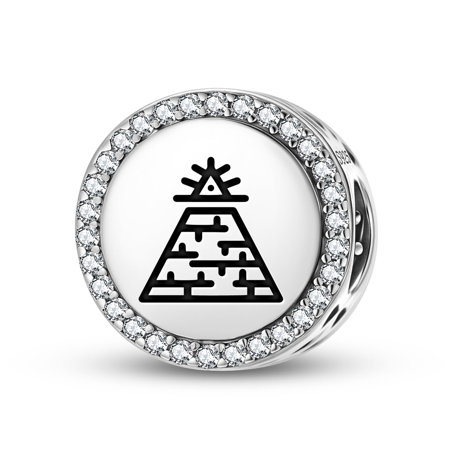 Pyramid Freemasonry Symbols Charm