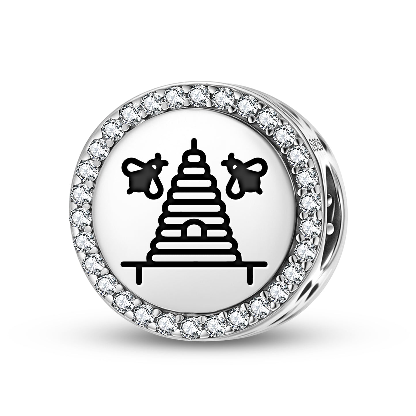 The Beehive Freemasonry Symbols Charm