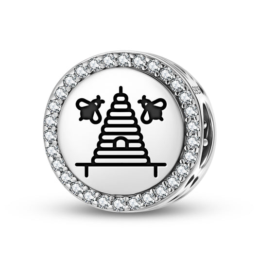 The Beehive Freemasonry Symbols Charm