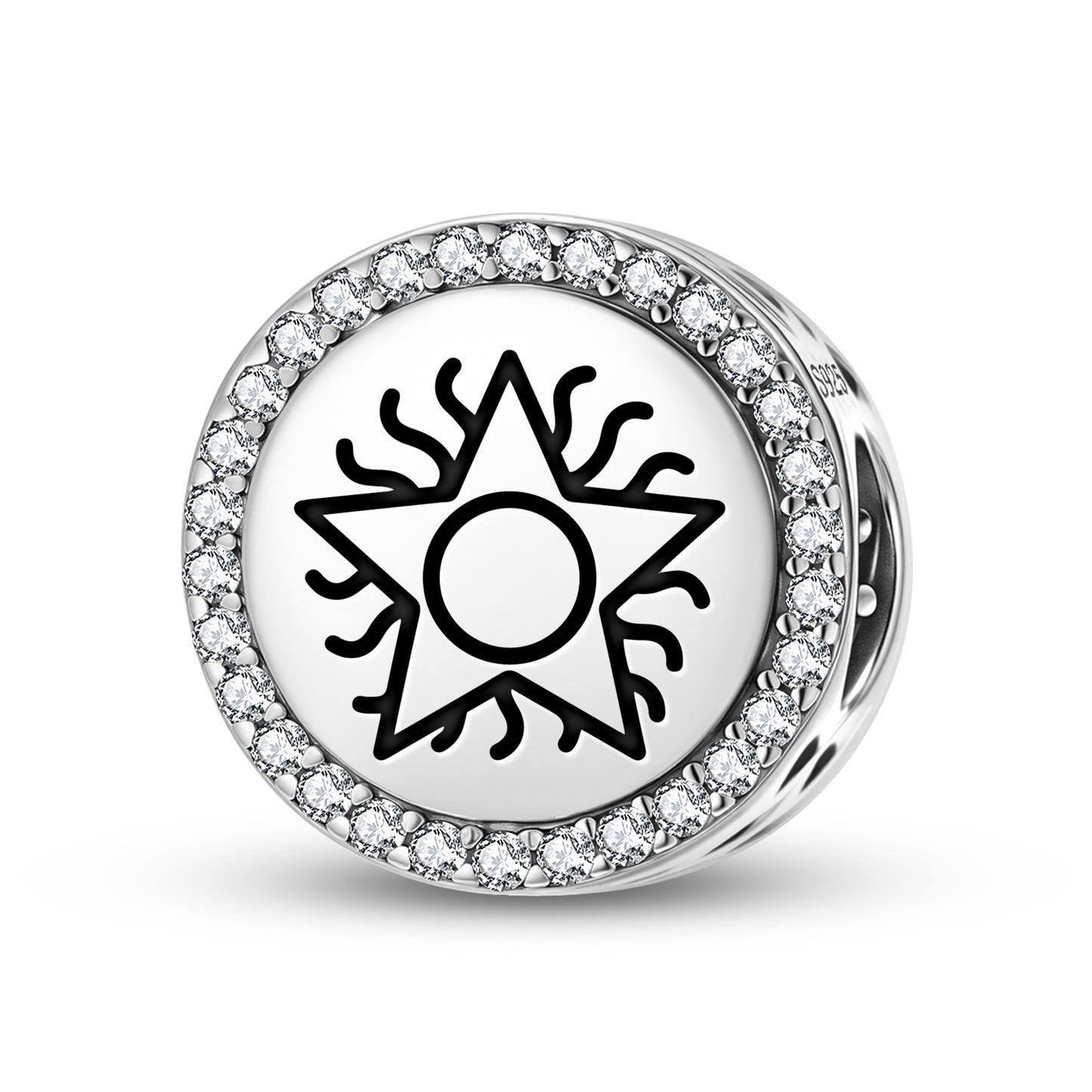 Blazing Star Freemasonry Symbols Charm