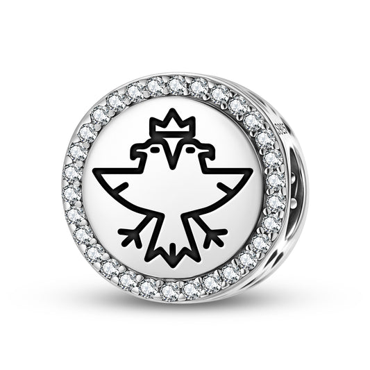 Two Headed Eagle Freemasonry Symbols Charm