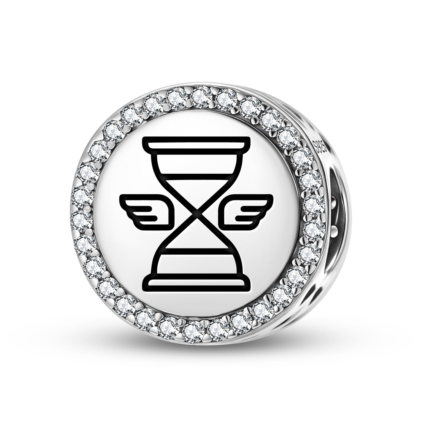 Hourglass Freemasonry Symbols Charm
