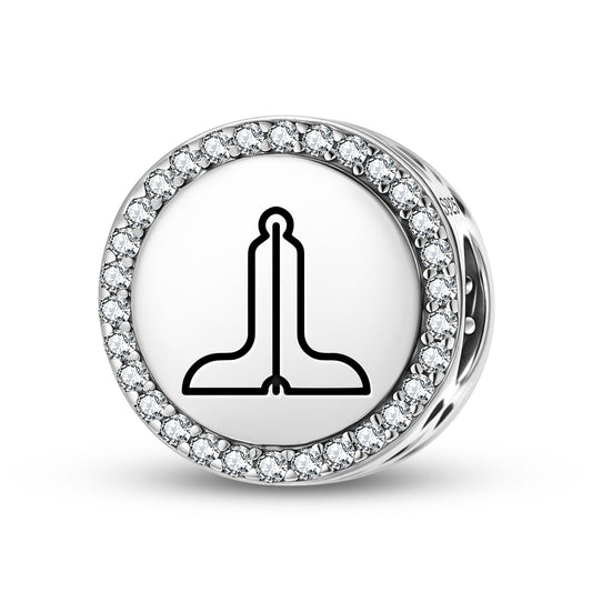 Level Freemasonry Symbols Charm