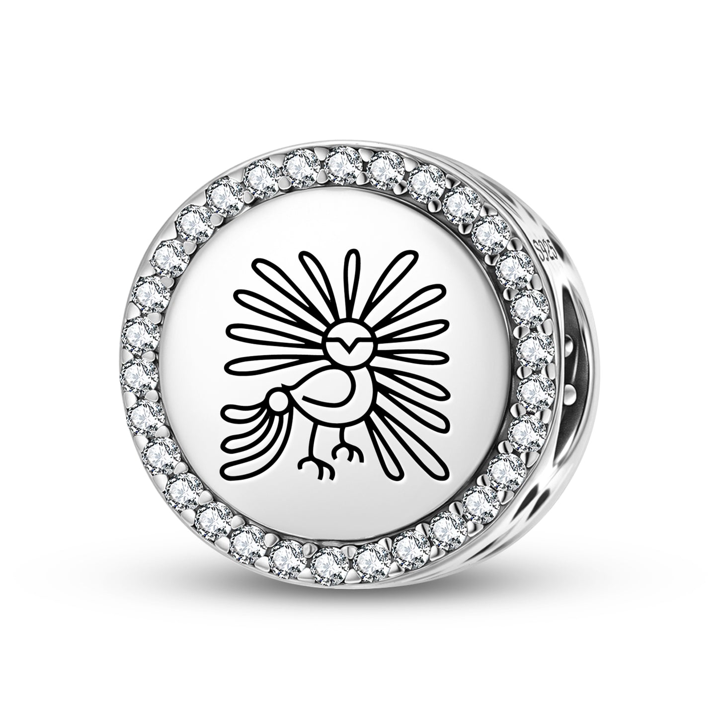 Enchanted Owl Inuit Symbols Charm