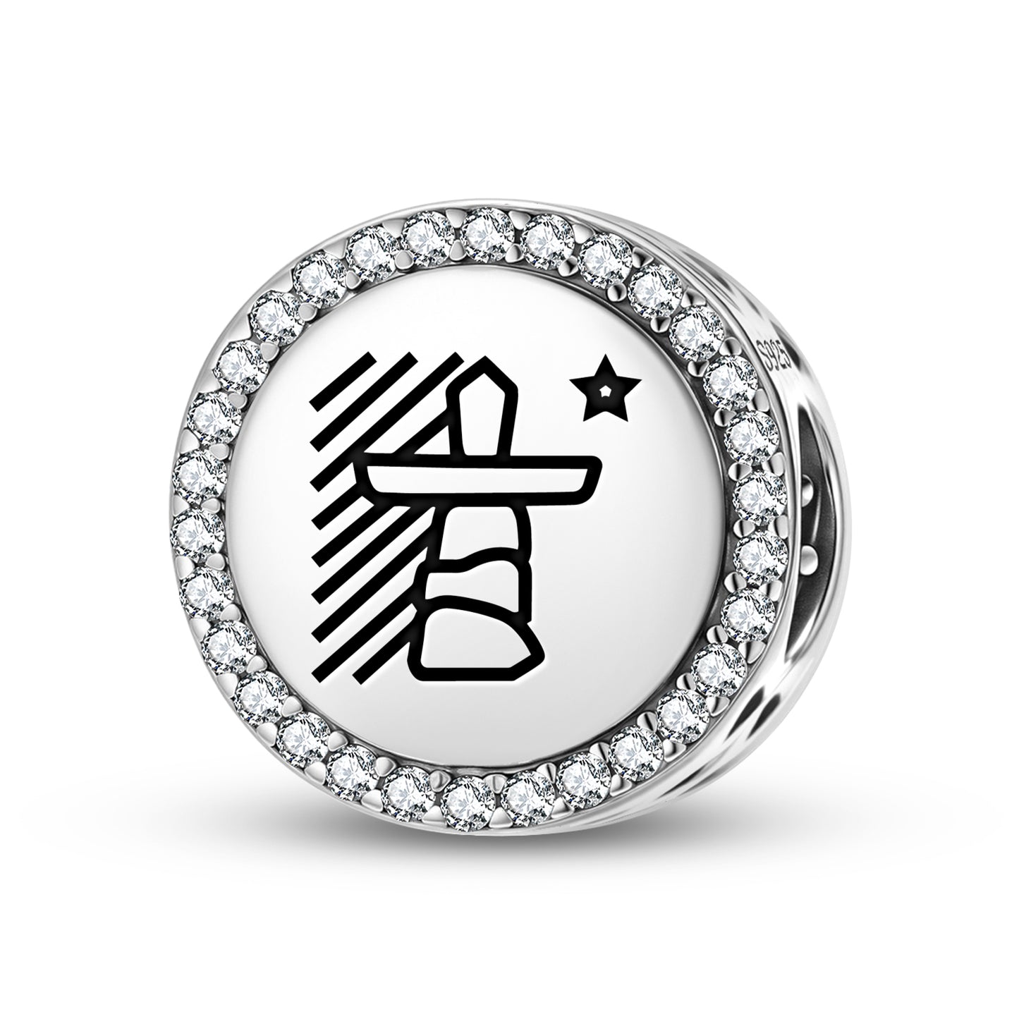 Flag of Nunavut Inuit Symbols Charm