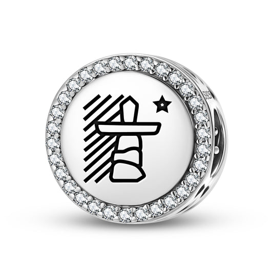 Flag of Nunavut Inuit Symbols Charm