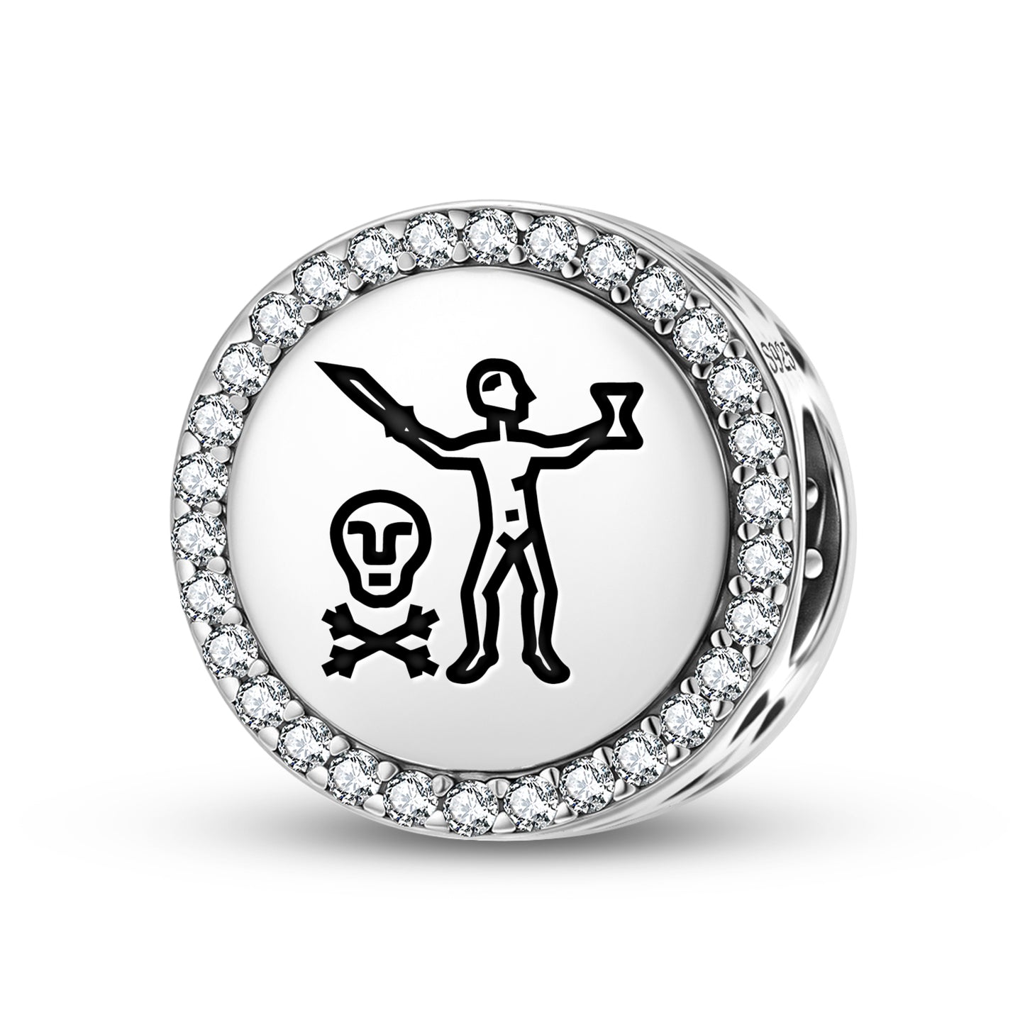 Jean Thomas Dulaien – Captain Jolly Roger Pirate Flags Symbols Charm