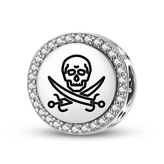 Calico Jack Jolly Roger Pirate Flags Symbols Charm
