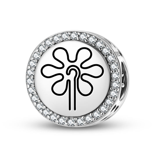 The Flower Nazca lines Symbols Charm