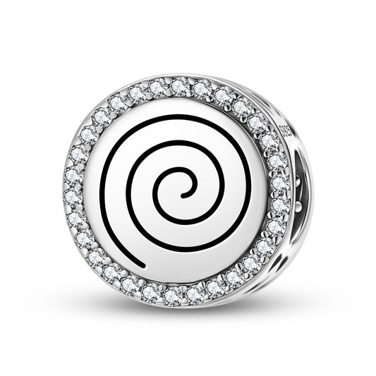 The Spiral Nazca lines Symbols Charm