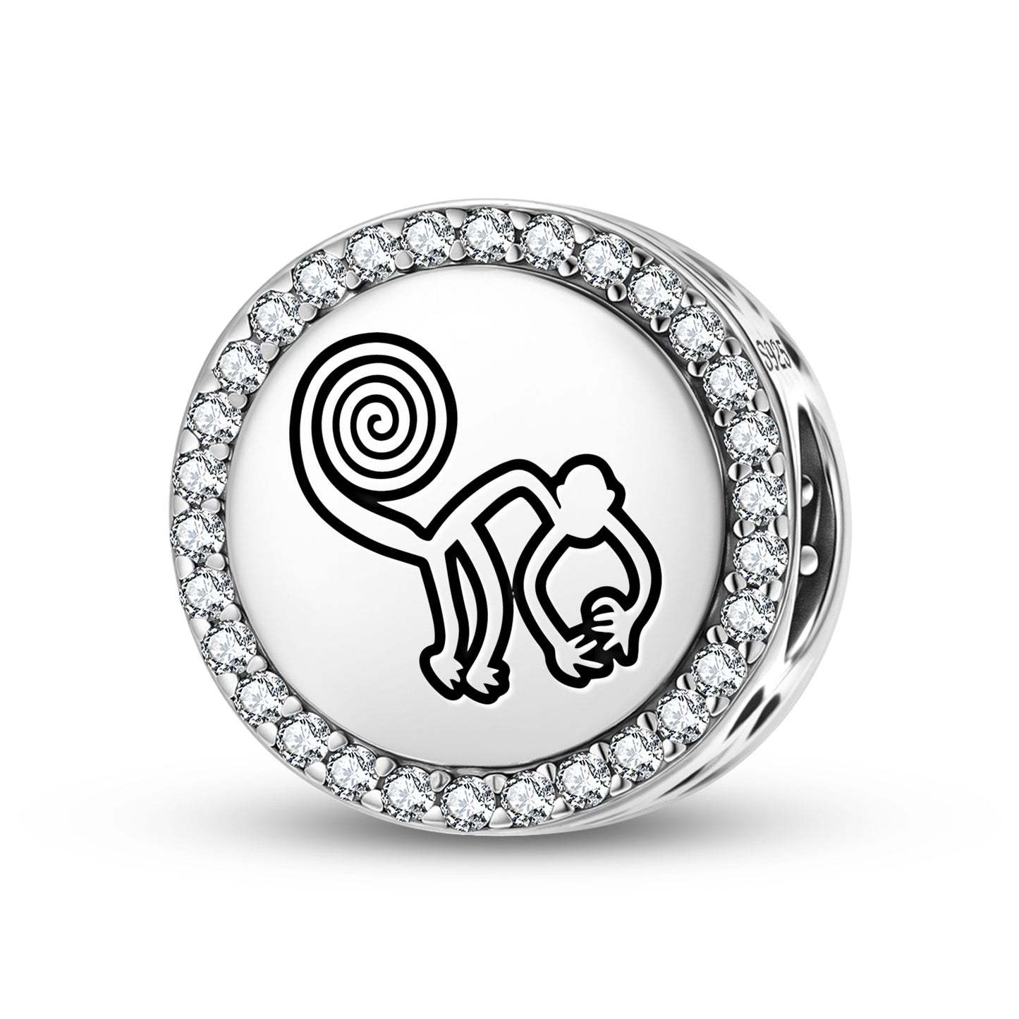 The Monkey Nazca lines Symbols Charm