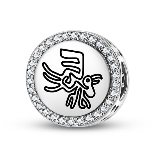 The Pelican Nazca lines Symbols Charm
