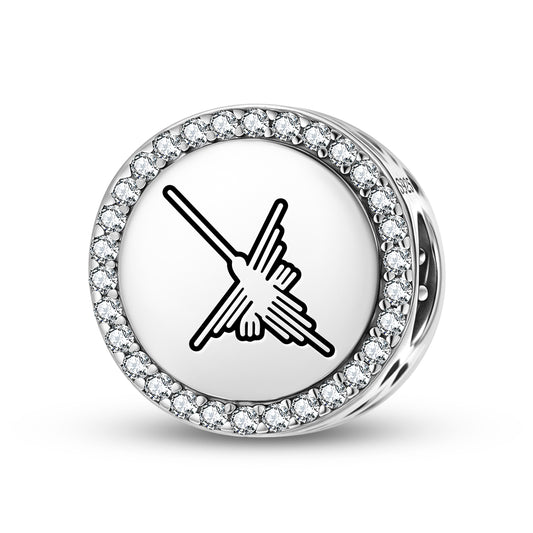 The Hummingbird Nazca lines Symbols Charm