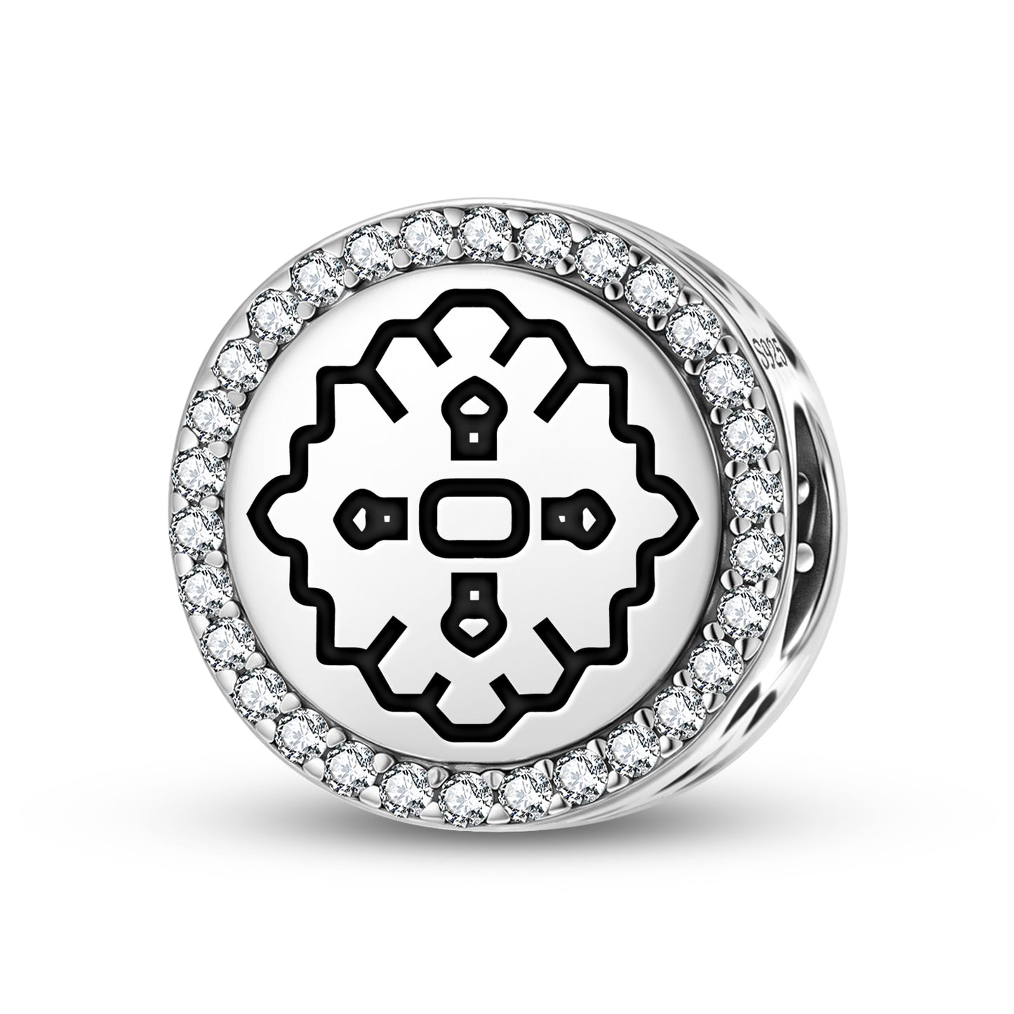 Rose Persian Symbols Charm