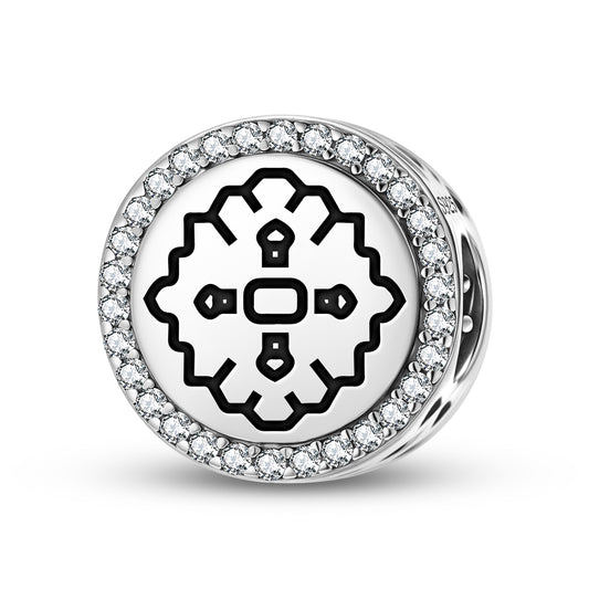 Rose Persian Symbols Charm