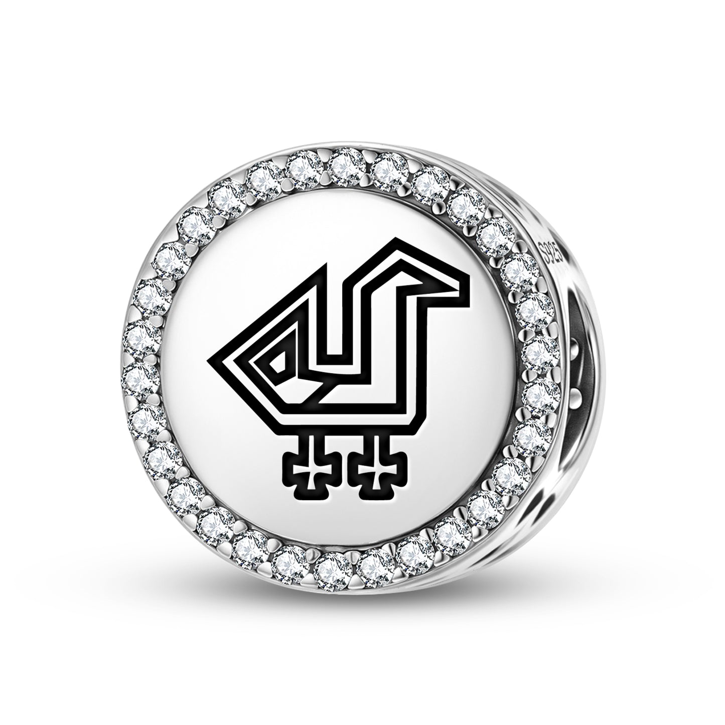 Chicken and Rooster Persian Symbols Charm