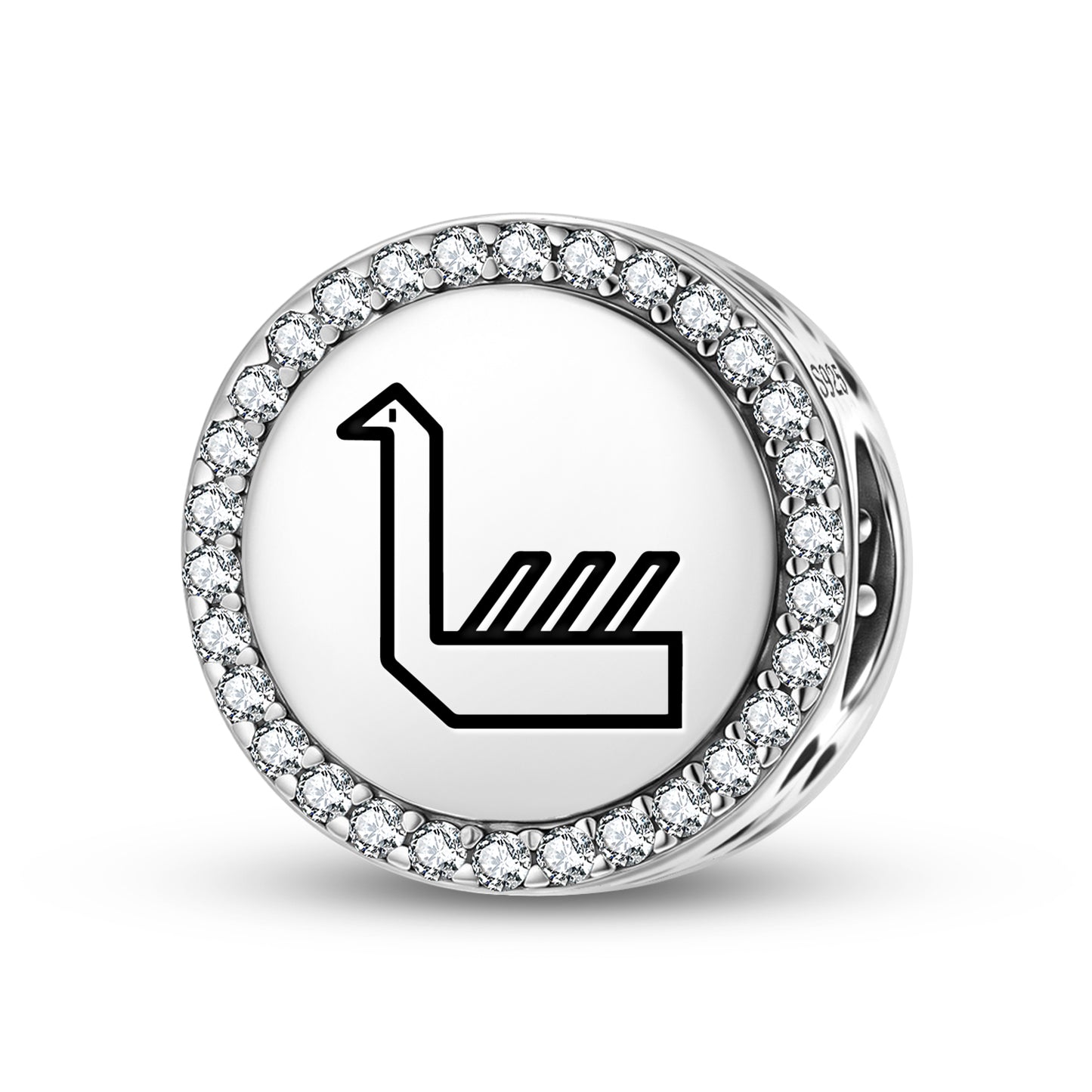 Swan Duck Persian Symbols Charm
