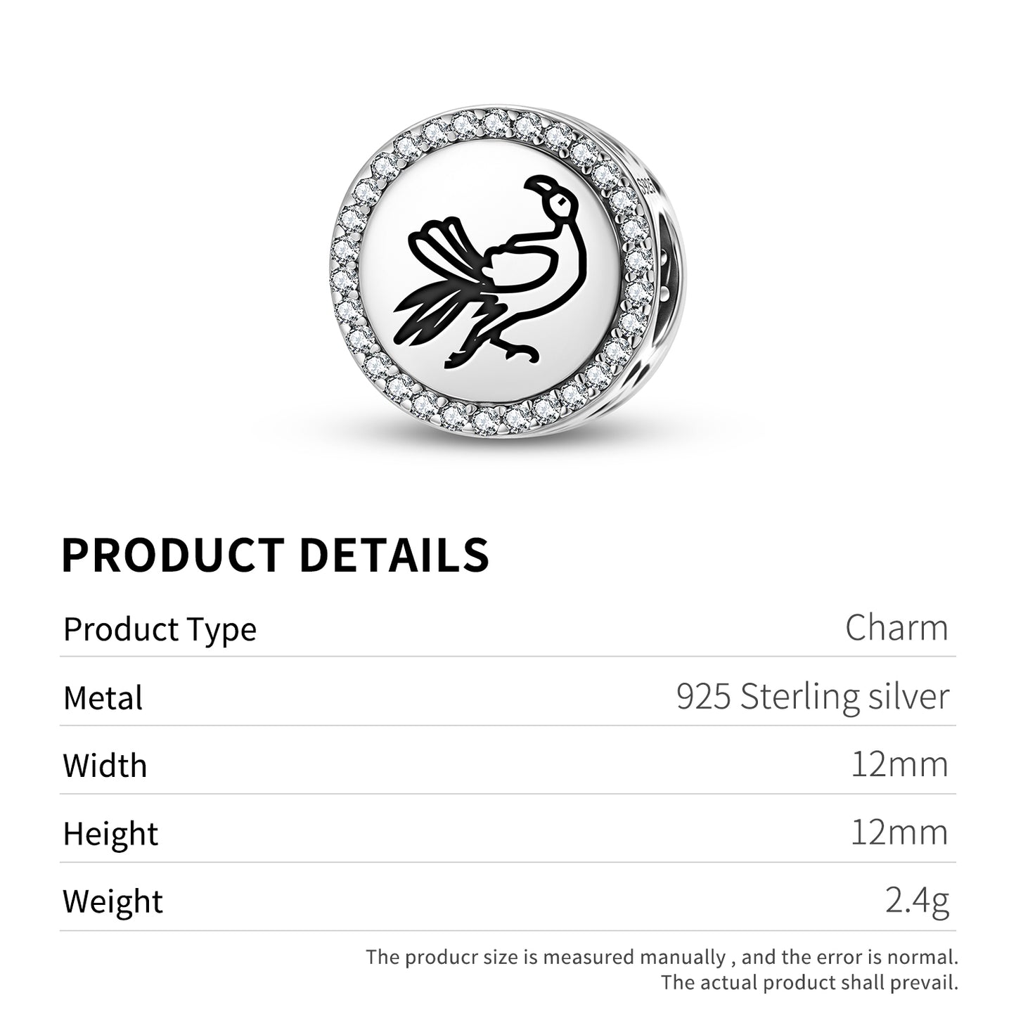 Parrot Persian Symbols Charm