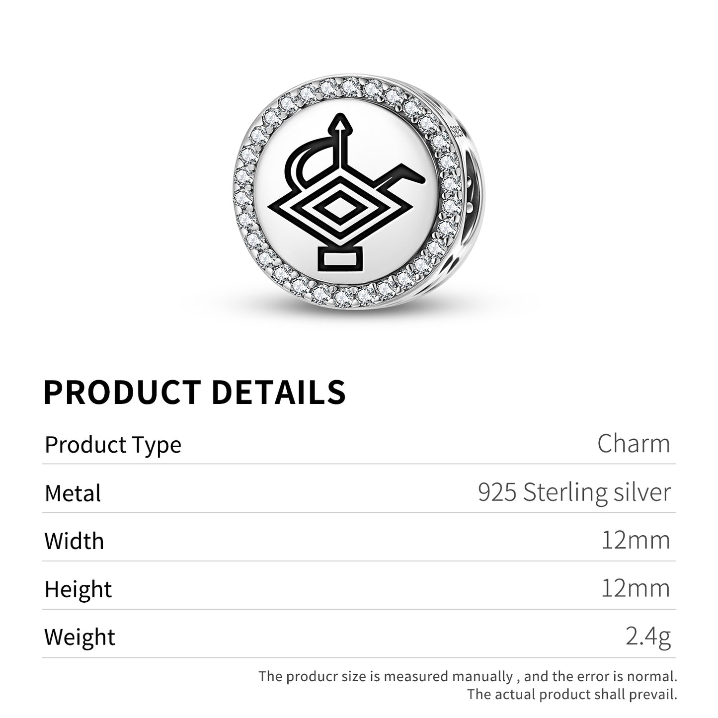 Jug Ewer Persian Symbols Charm