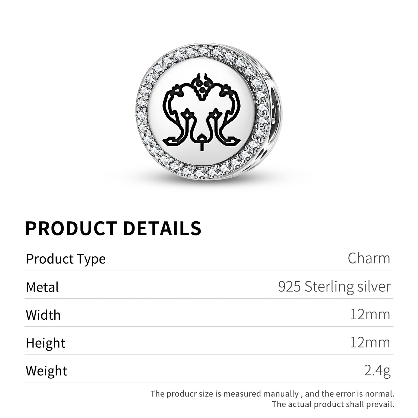 Iris Persian Symbols Charm