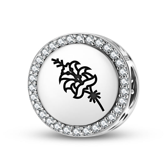 Lily Persian Symbols Charm
