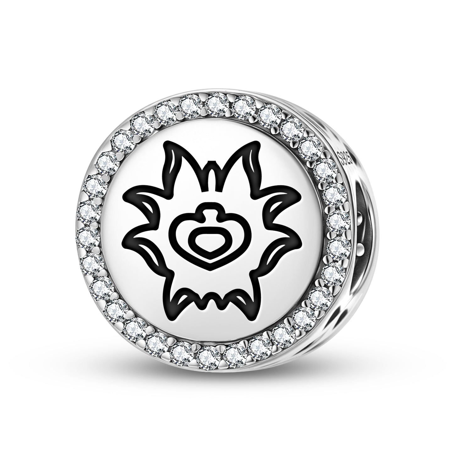 Peony Persian Symbols Charm