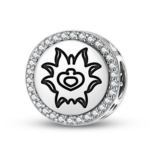 Peony Persian Symbols Charm