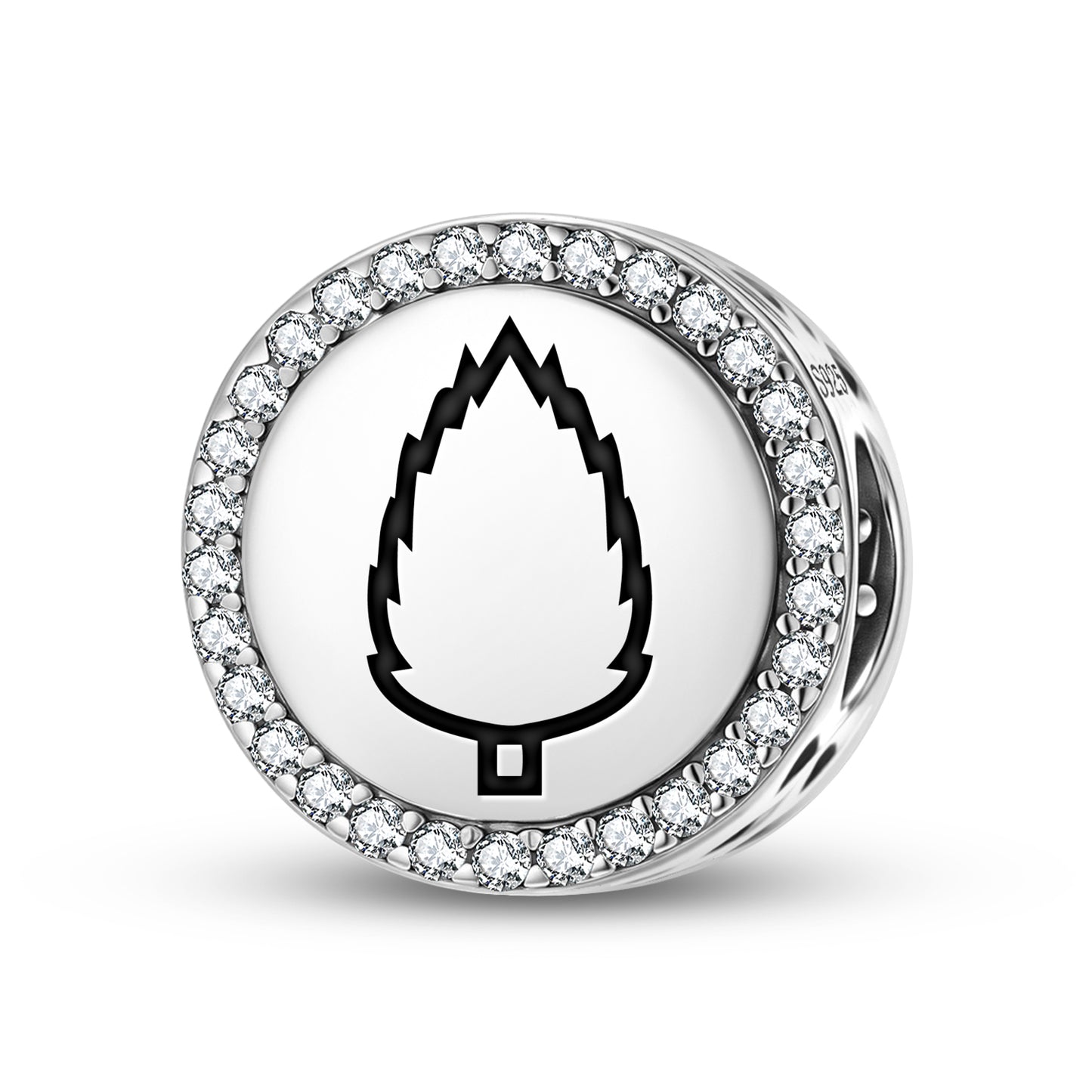 Cypress Tree Persian Symbols Charm
