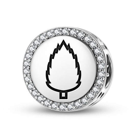 Cypress Tree Persian Symbols Charm