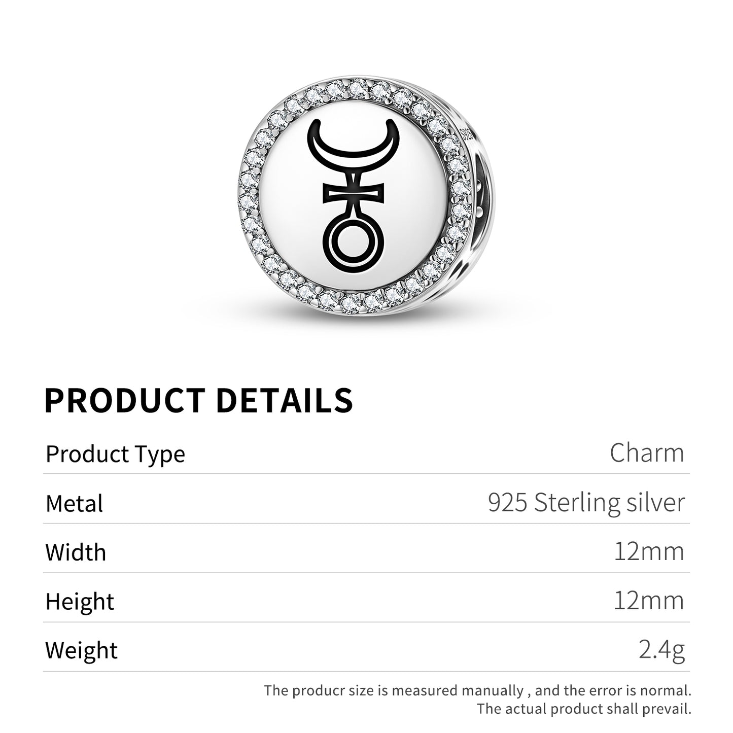 Ardvisura Anahita Persian Symbols Charm