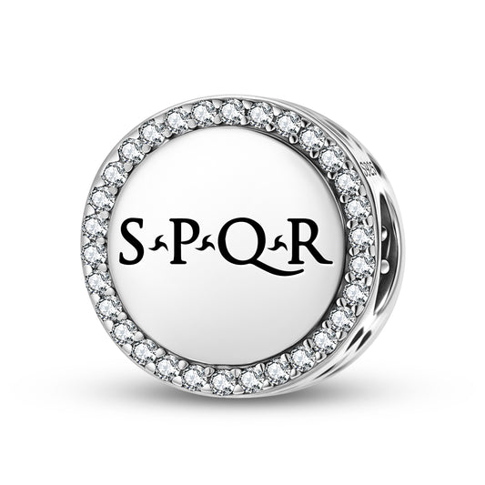 S.P.Q.R. Roman Empire Symbols Charm