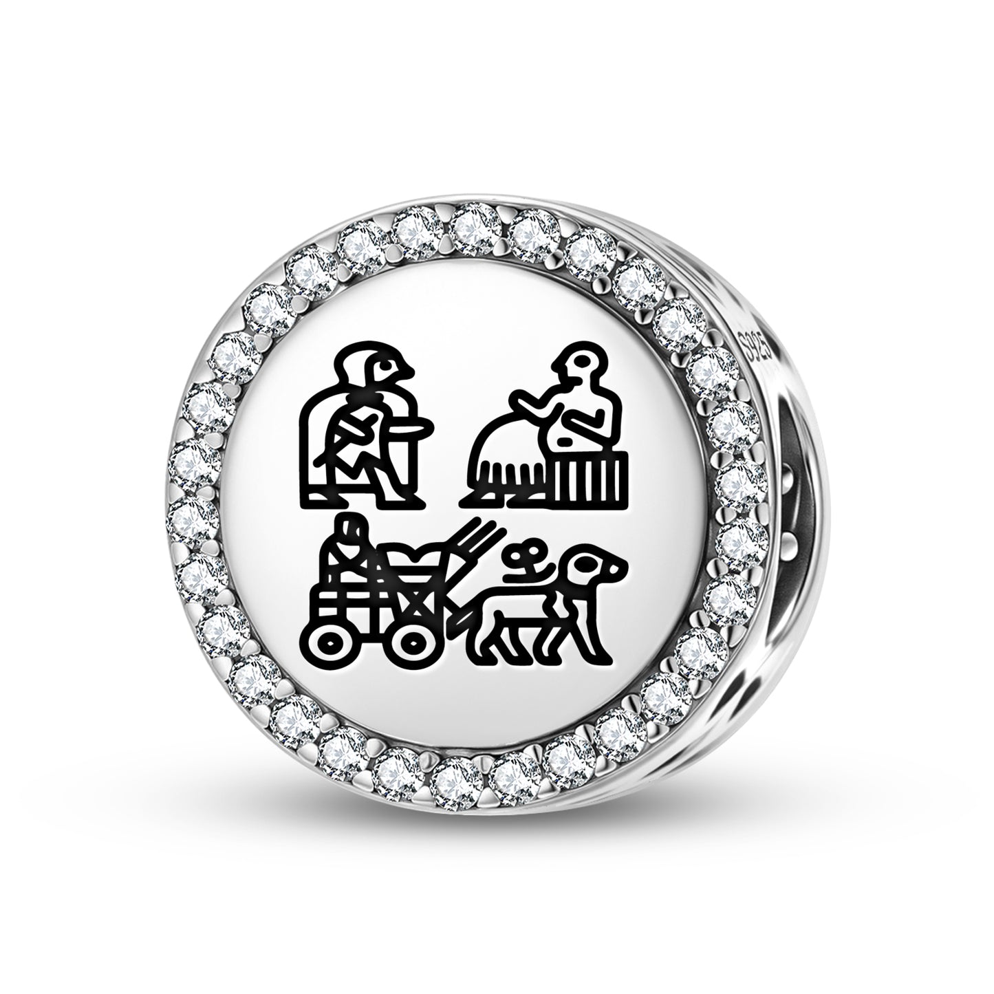Standard of Ur Sumerian Symbols Charm