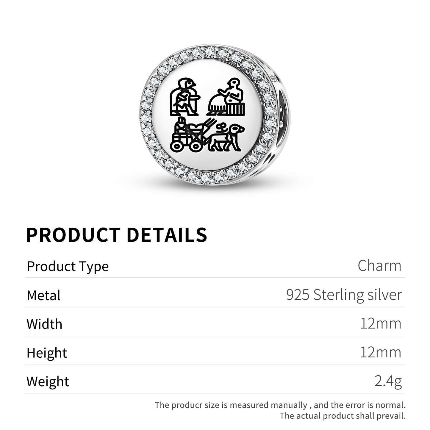 Standard of Ur Sumerian Symbols Charm