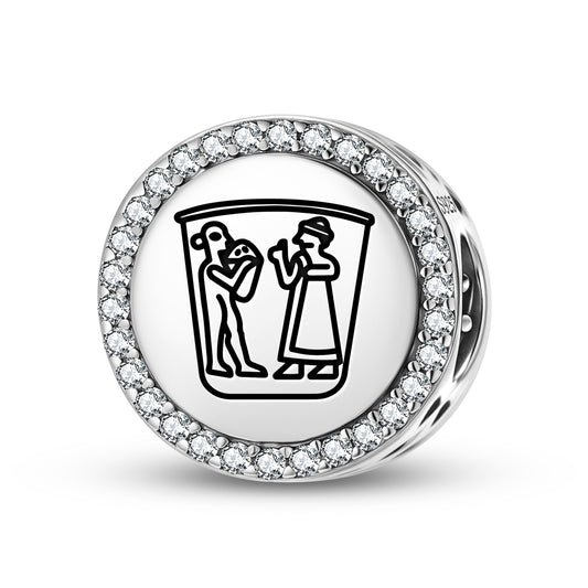 Warka Vase Sumerian Symbols Charm