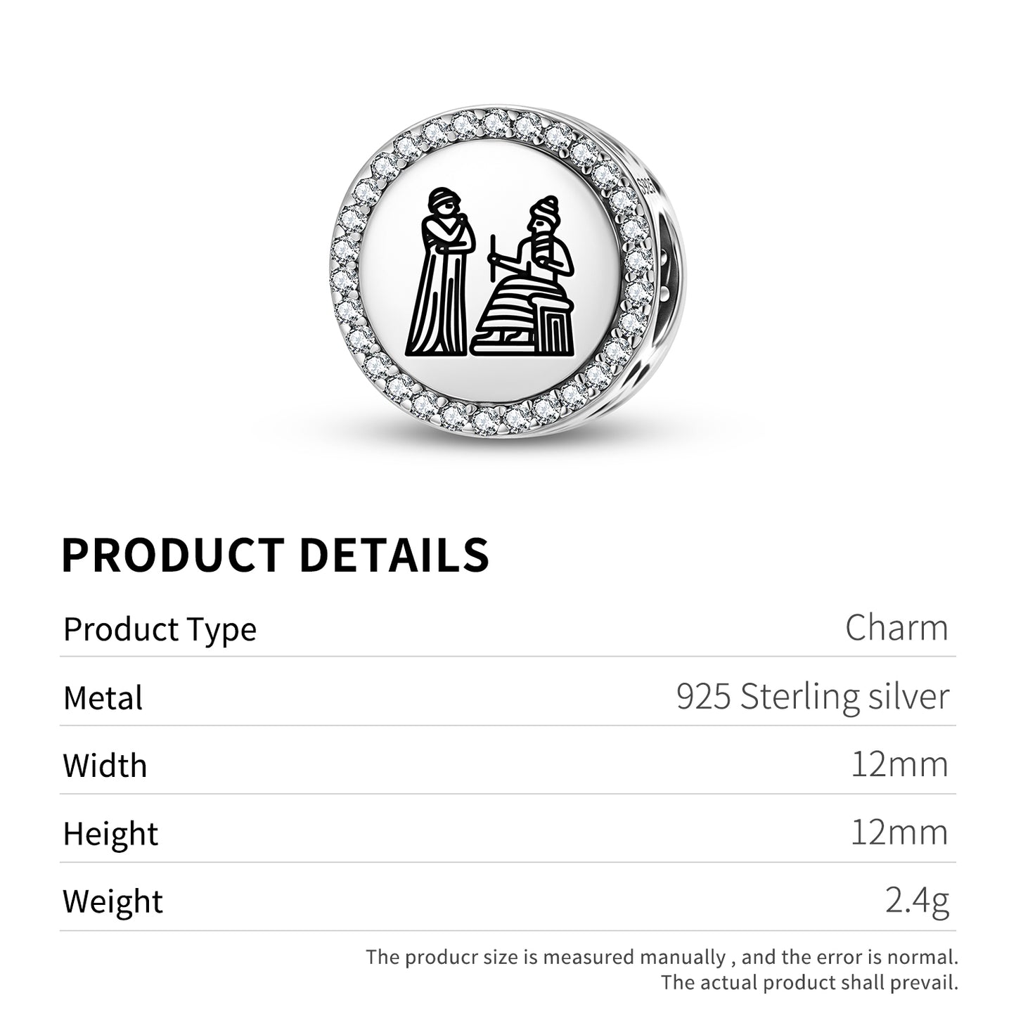 Aya Nin Aya Sherida Sumerian Symbols Charm