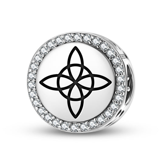 The Witch's Knot Wicca Symbols Charm