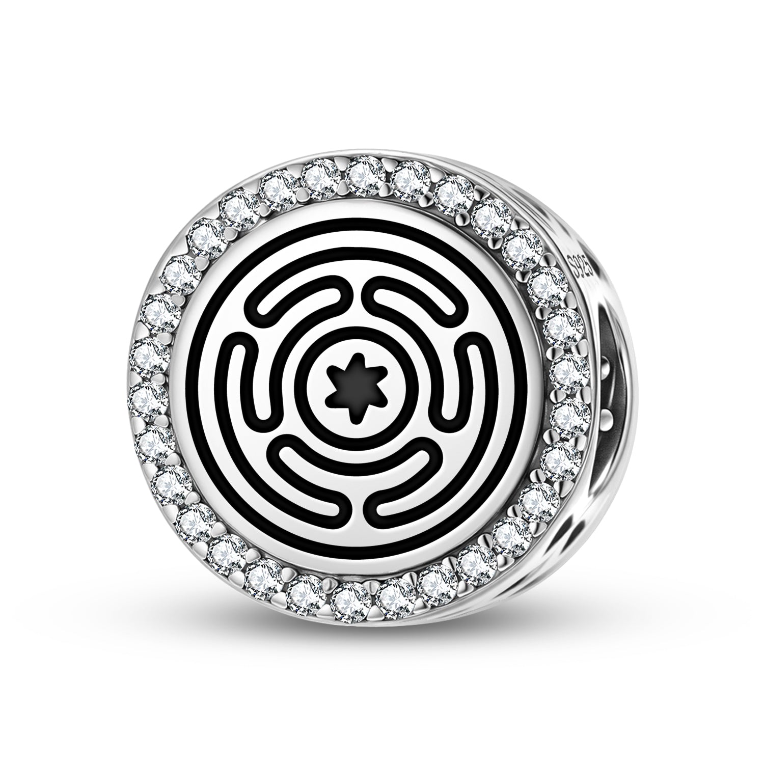 Hecate's Wheel Wicca Symbols Charm