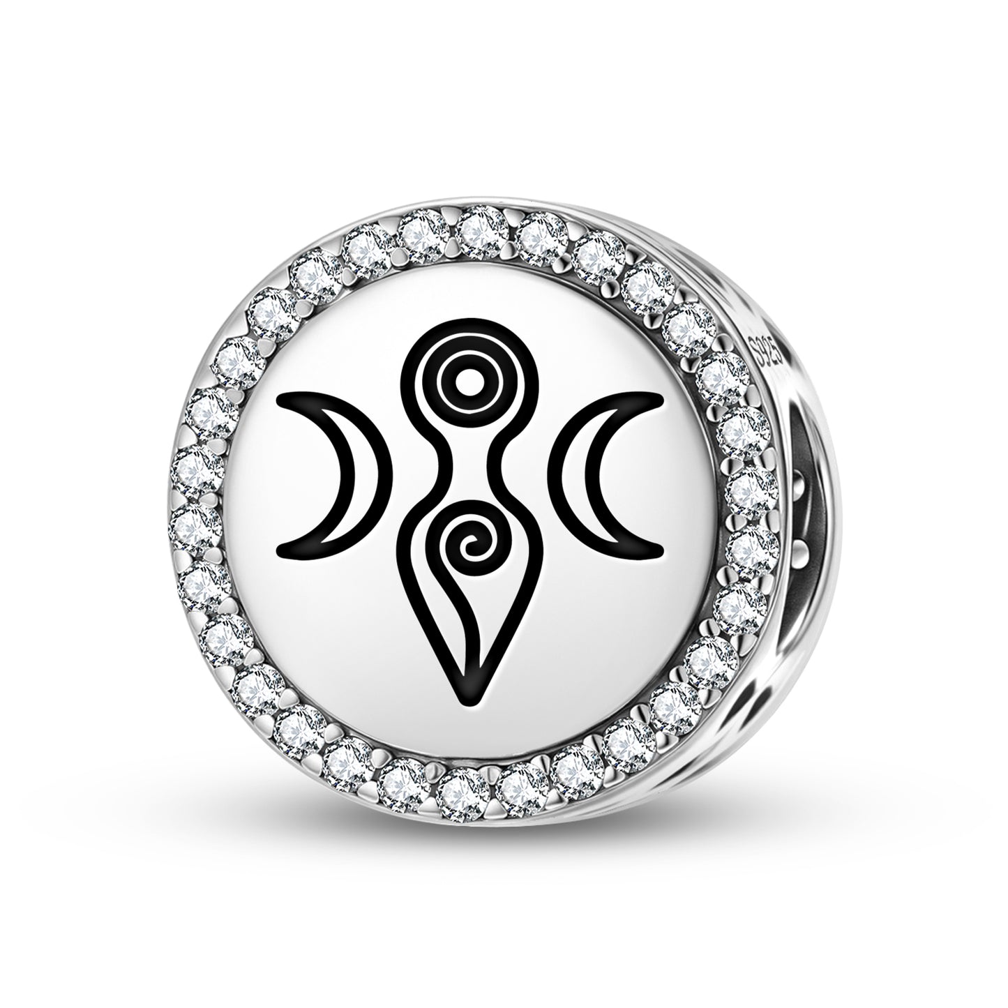 Moon Goddess Wicca Symbols Charm