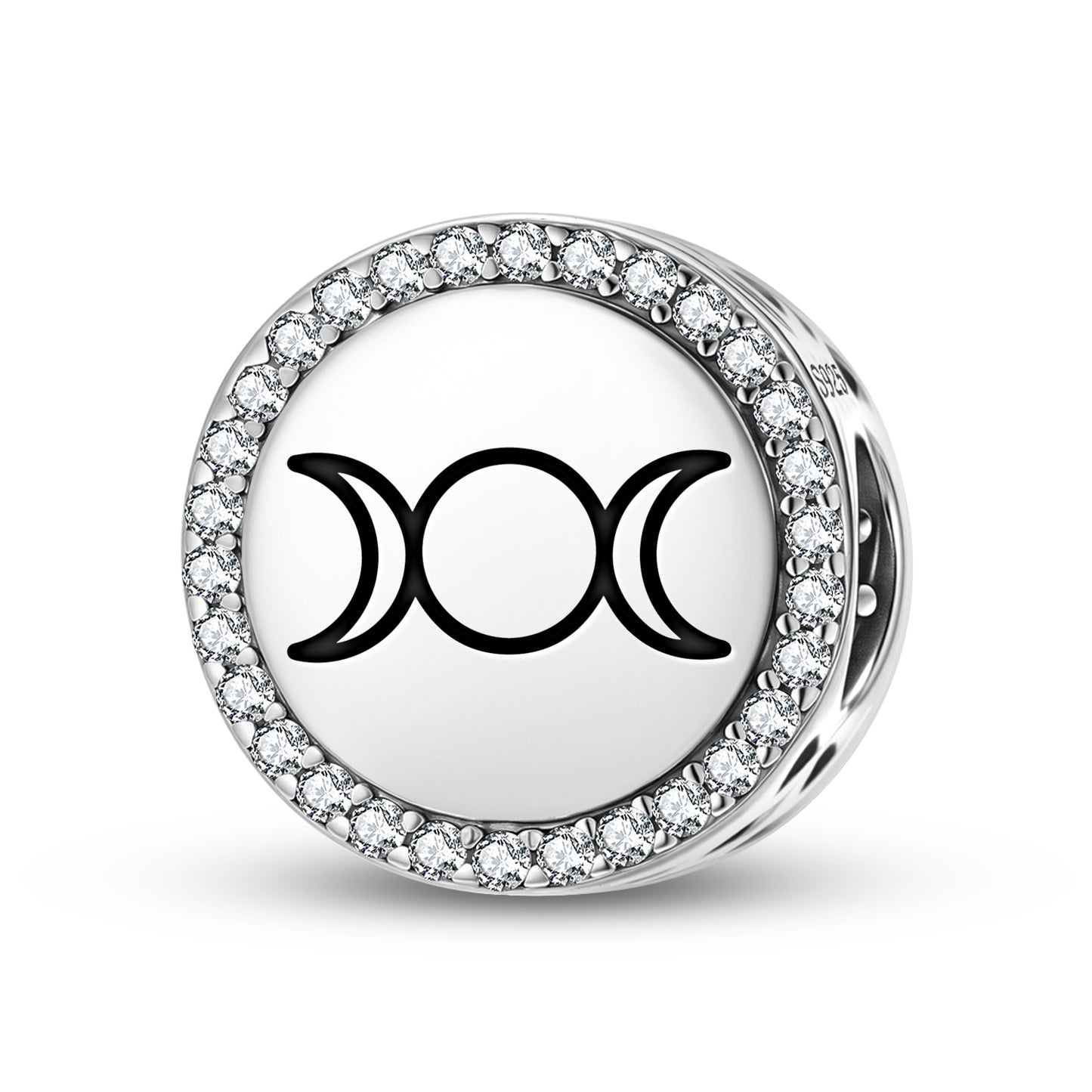 Triple Goddess Wicca Symbols Charm