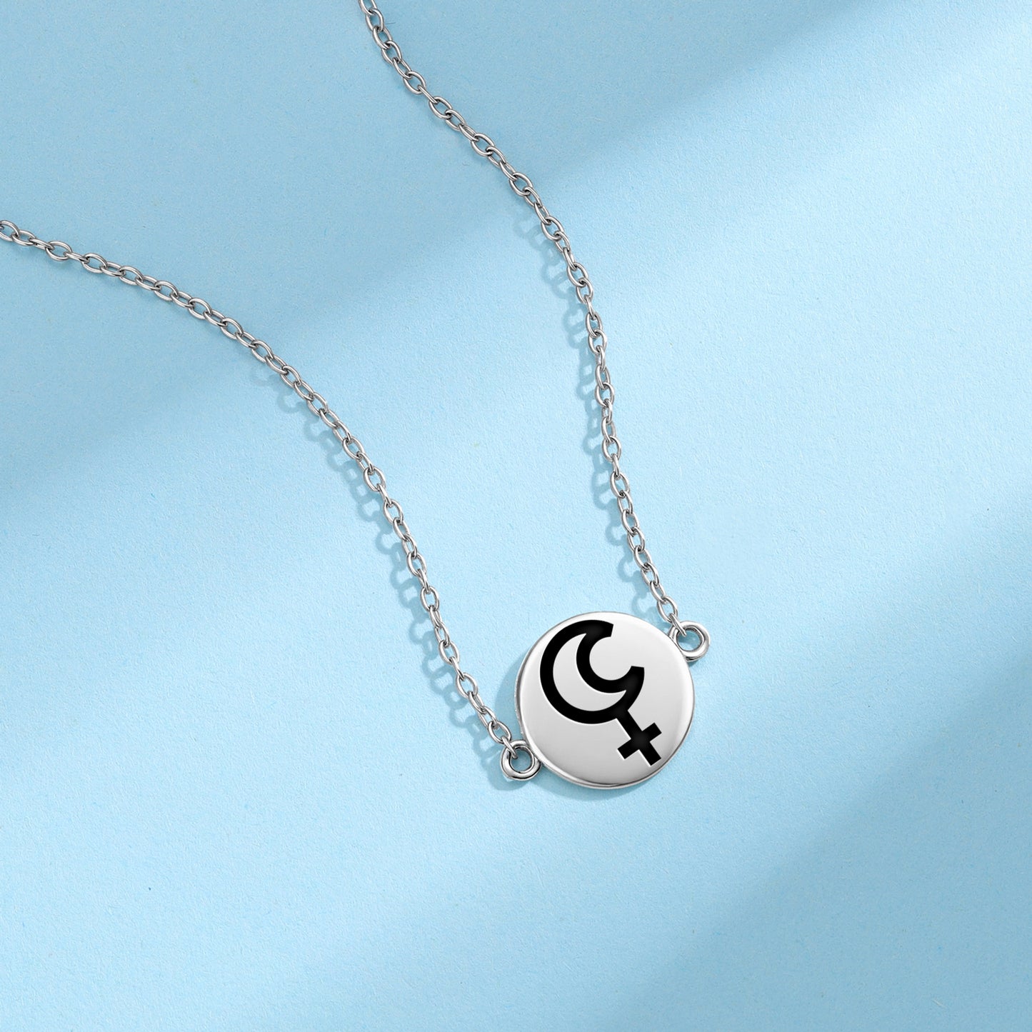 Lilith Astrology Symbols Necklace