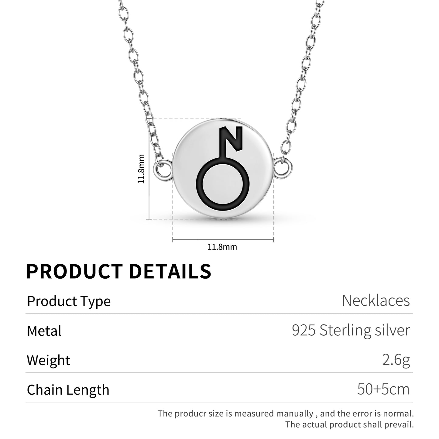 Nessus Astrology Symbols Necklace