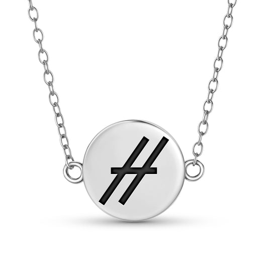 Contra-Parallels Astrology Symbols Necklace