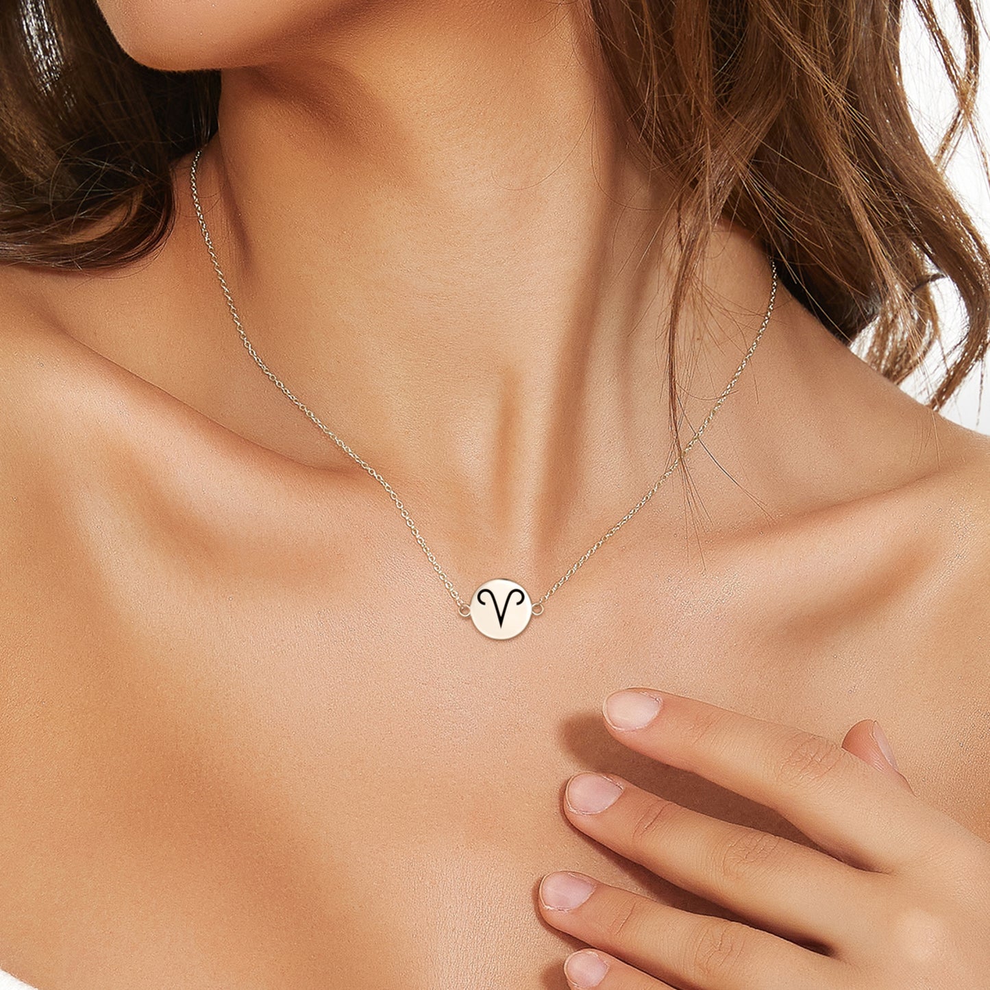 Aries Astrology Symbols Necklace