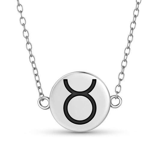 Taurus Astrology Symbols Necklace