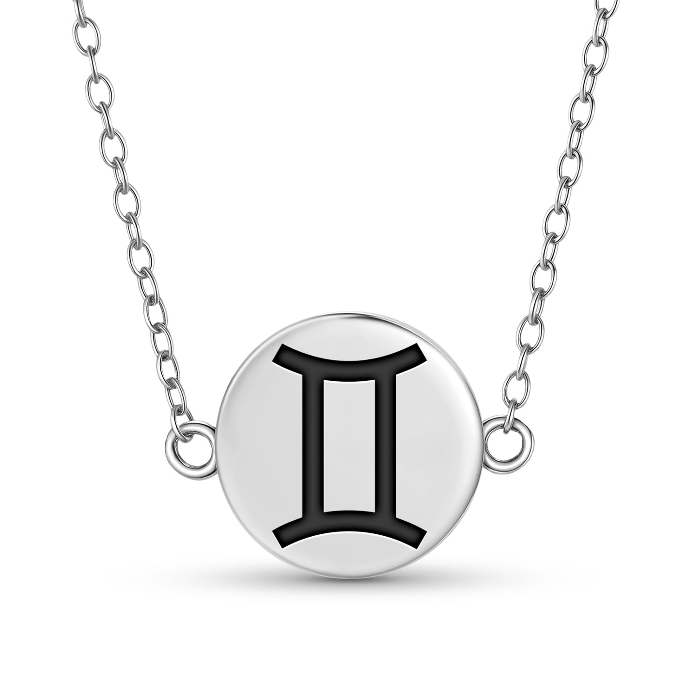 Gemini Astrology Symbols Necklace