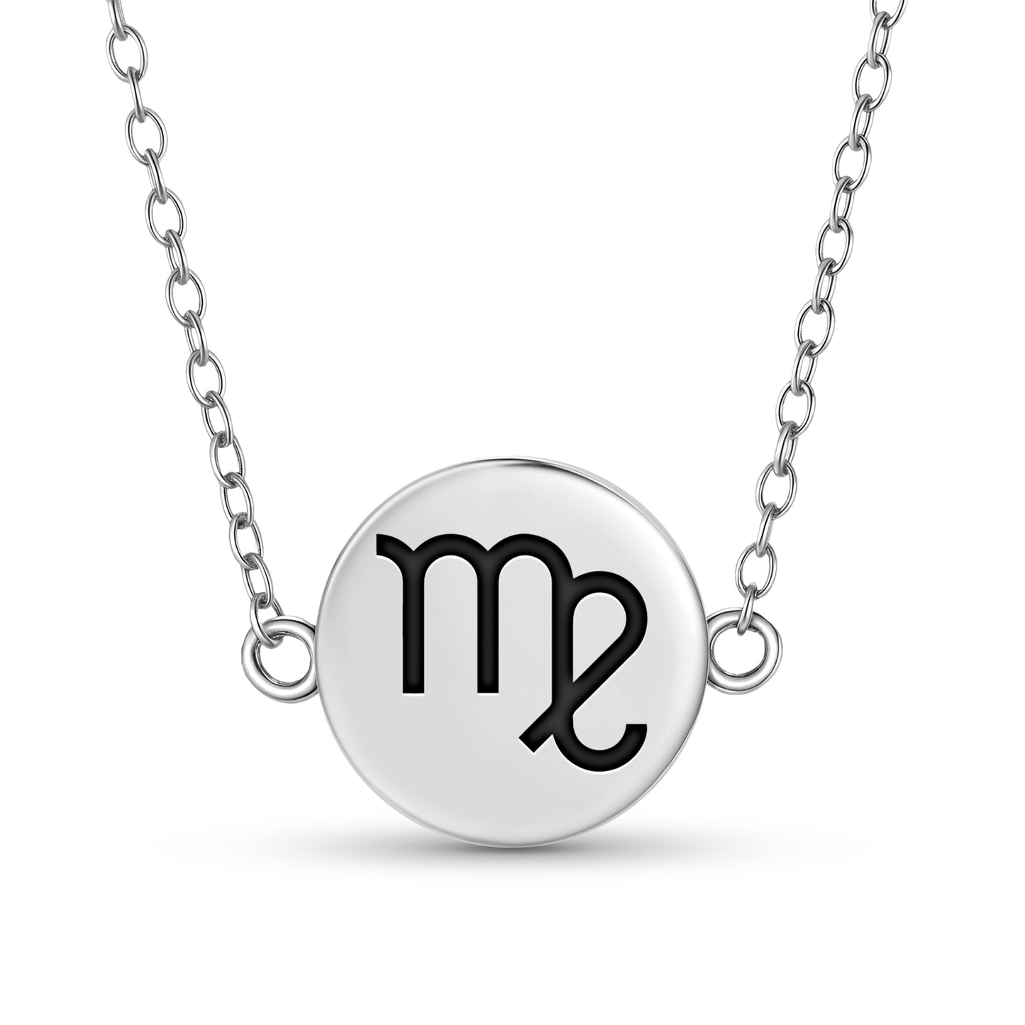 Virgo Astrology Symbols Necklace